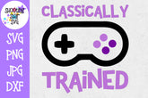 Classically trained - video game svg